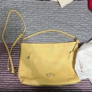 Coach purse/ yellow